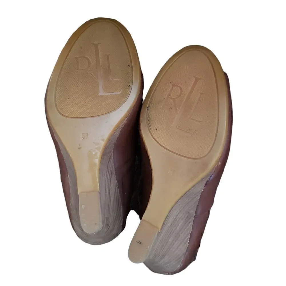 Lauren Ralph Lauren Hannie Wedge Pump Size 5B